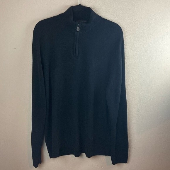 Via Europa Xxl Quarter Zip Sweater - Picture 2 of 8
